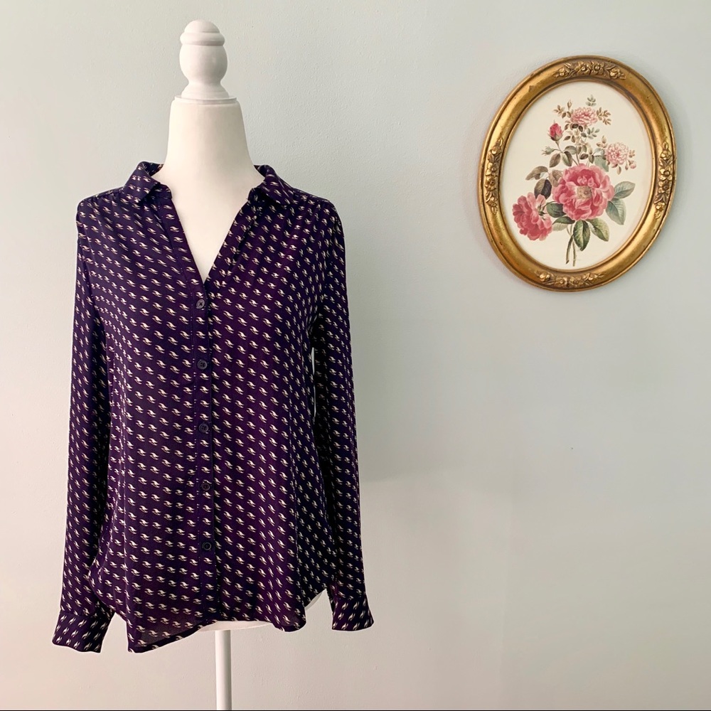 Loft Button Down Blouse
